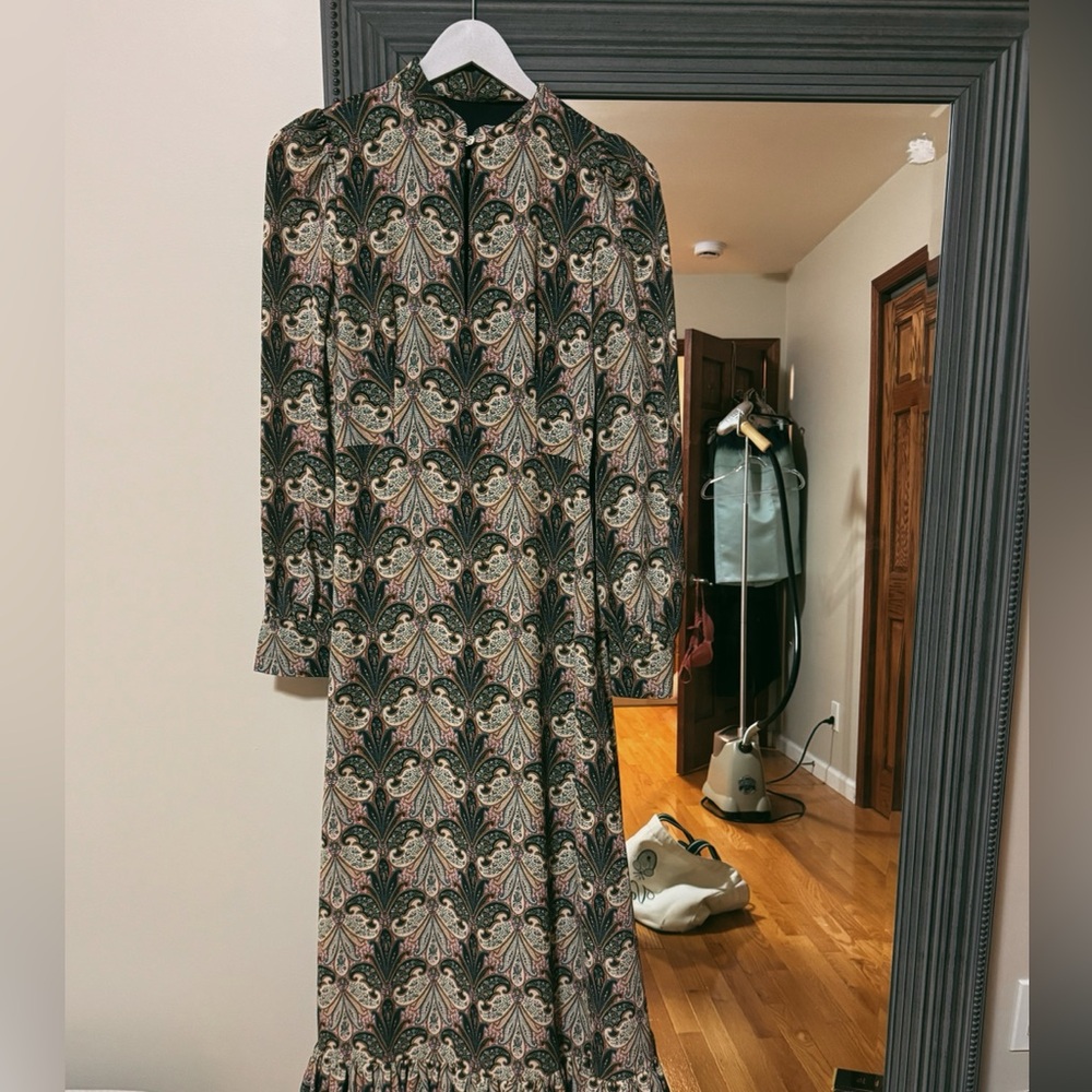 Etro Paisley Long Sleeve Dress
